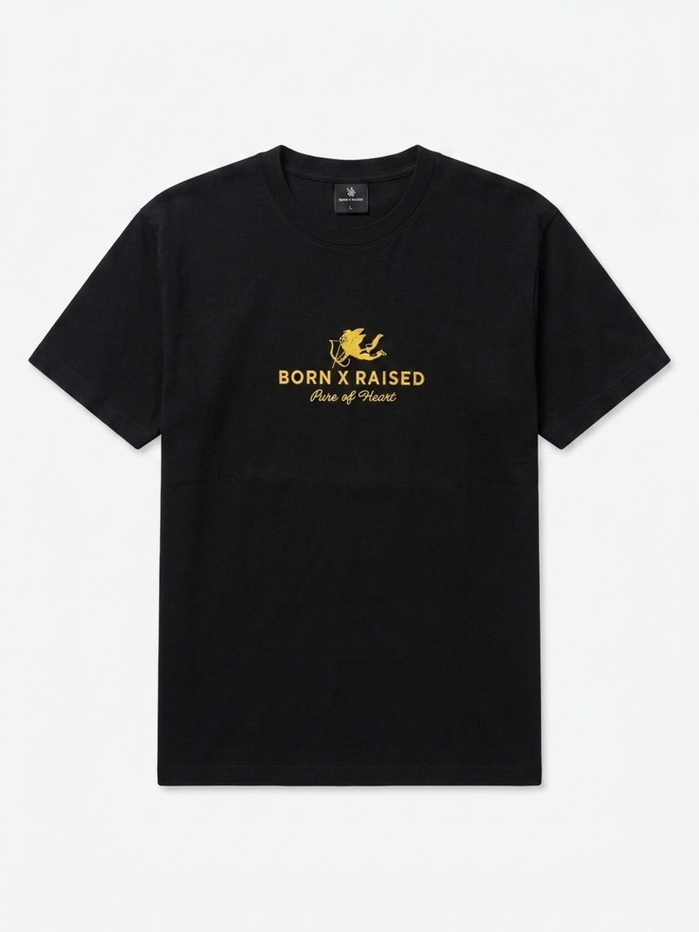 BORN X RAISED Black Tee “Pure of Heart”